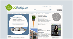 Desktop Screenshot of goliving.de
